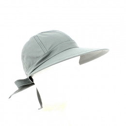 Camila Large Visor Cap Grey - Fléchet