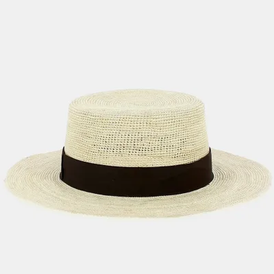 Macas Crochet Panama Boater Hat - Traclet Reference: 12095 | Traclet Hat Shop