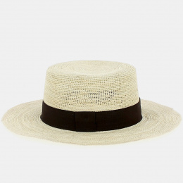 Macas Crochet Panama Boater Hat - Traclet