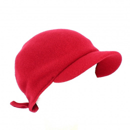 Gavroche Mélania Red Wool Cap - Traclet