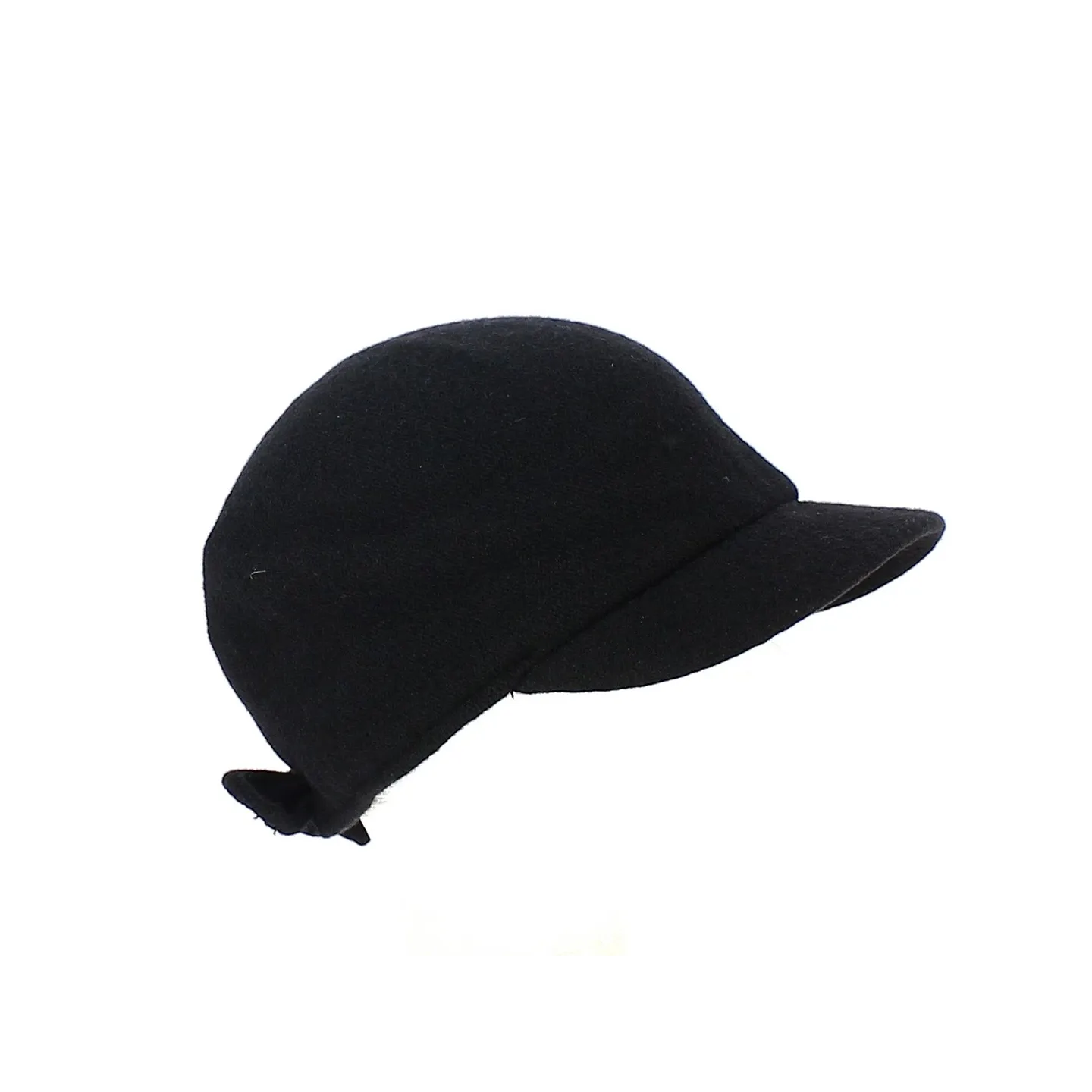 Casquette Gavroche Mélania Noire Laine - Traclet Reference : 12099 | Chapellerie Traclet