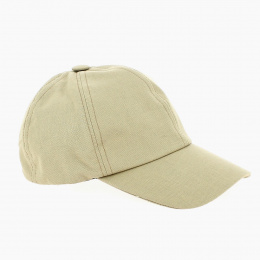 Beige Monochrome Baseball Cap - Fléchet