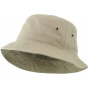 Khaki Cotton Bucket Hat