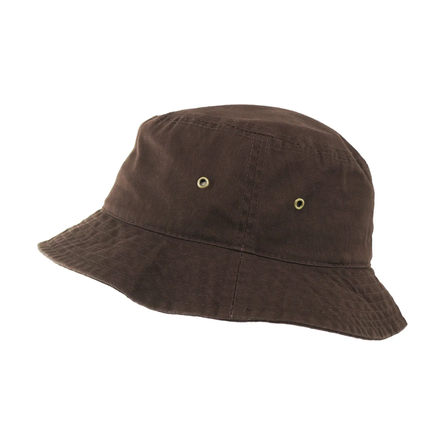 Bob coton marron - Bucket Reference : 5098 | Chapellerie Traclet