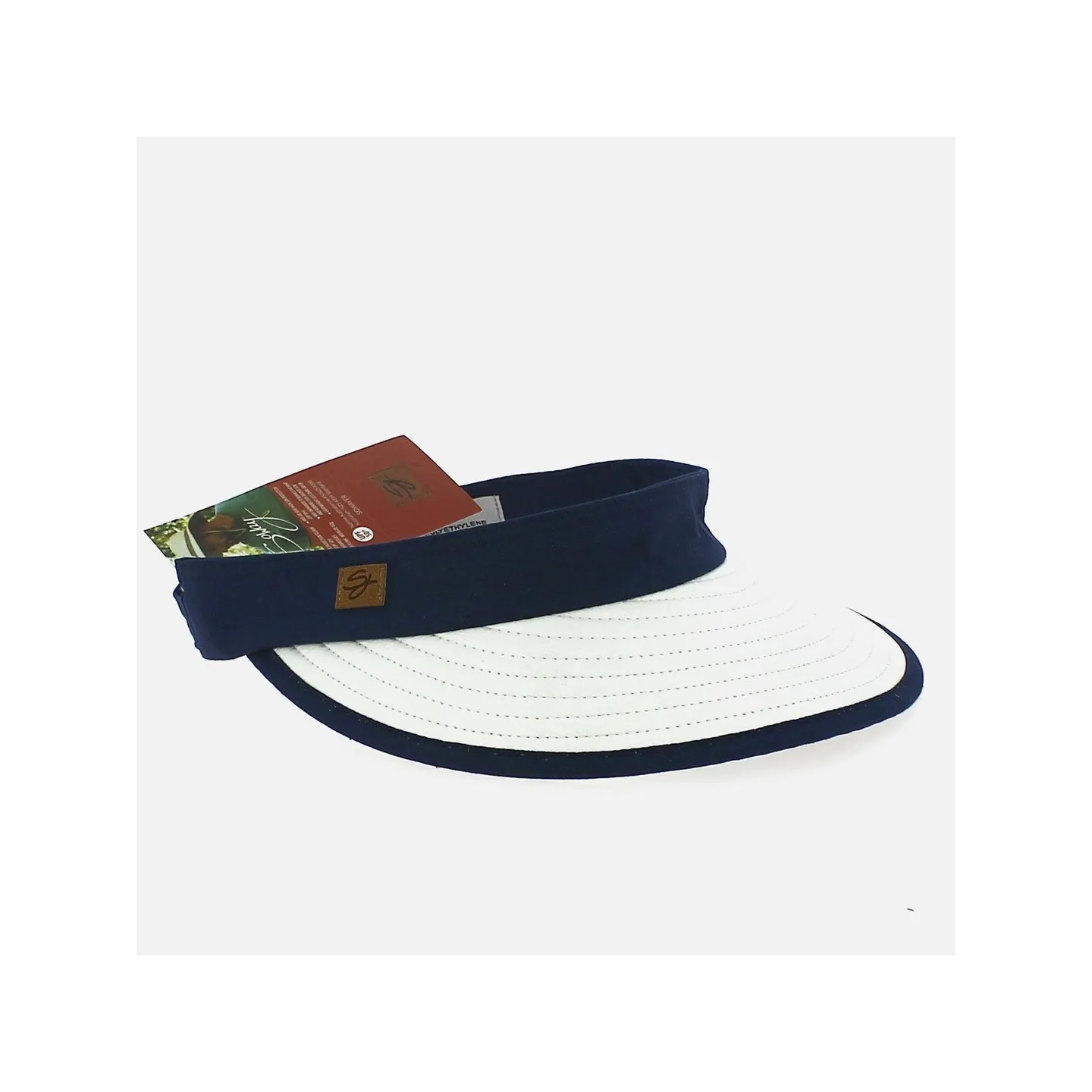 Casquette Visière Bauloise pornichet Bleu Marine - Soway Reference : 12113 | Chapellerie Traclet