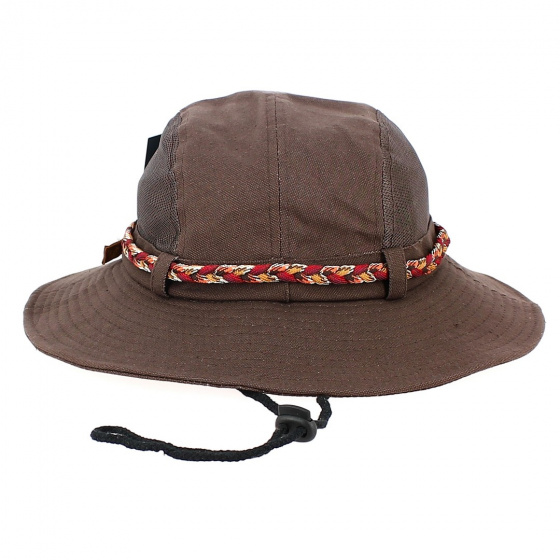 Brown Adonis Traveller Bucket Hat - Traclet