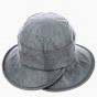 Silver Gray Waterproof Bucket Hat - Fléchet