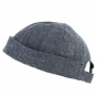 Navy Anthracite Linen Breton Miki - Fléchet