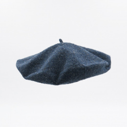 Blue Jean Cotton Silk & Linen Summer Beret - Le Béret Français