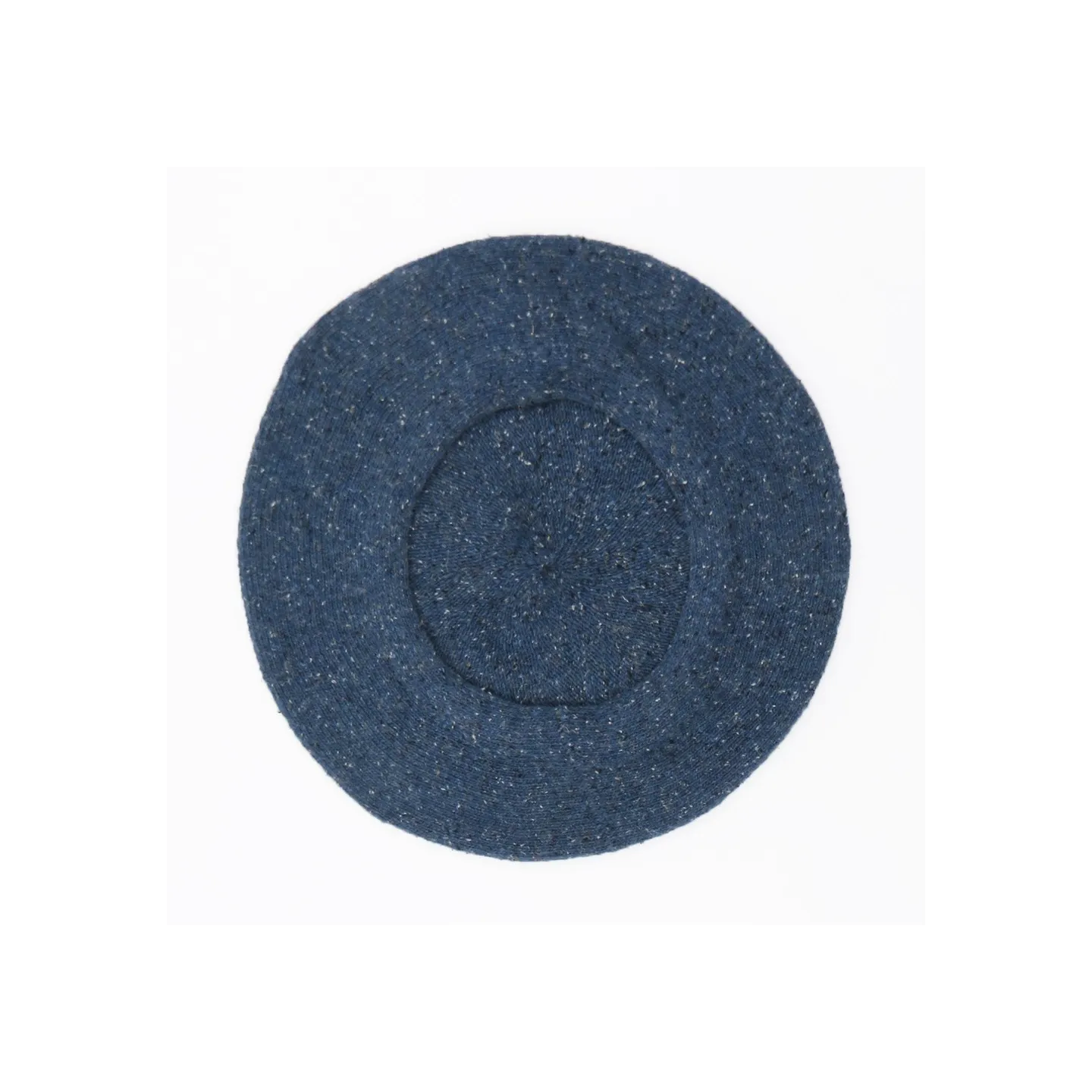 Béret Été Bleu Coton Soie & Lin - Le Béret Français Reference : 4112 | Chapellerie Traclet