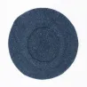 Blue Cotton, Silk & Linen Summer Beret - Le Béret Français Reference: 4112 | Chapellerie Traclet