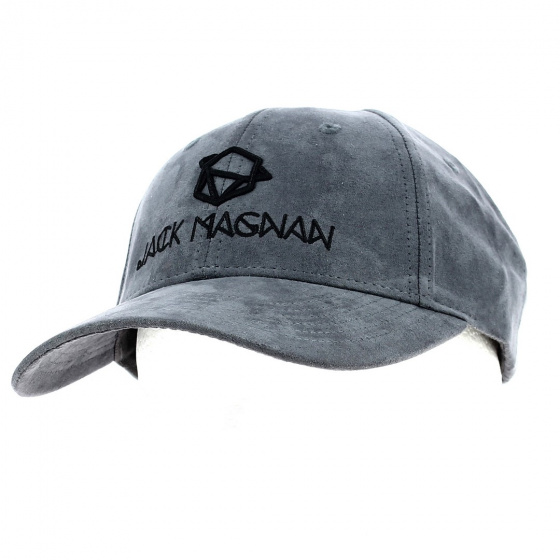 Gray Suede Baseball Cap - Jack Magnan