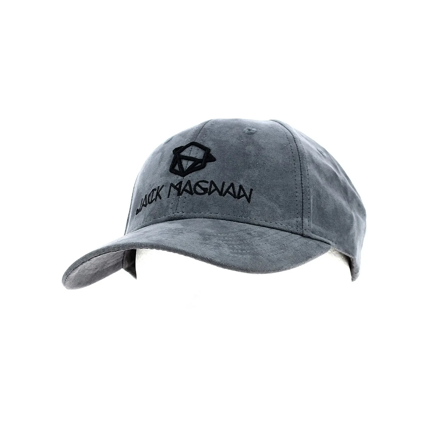 Casquette Baseball Suède Gris - Jack Magnan Reference : 12148 | Chapellerie Traclet