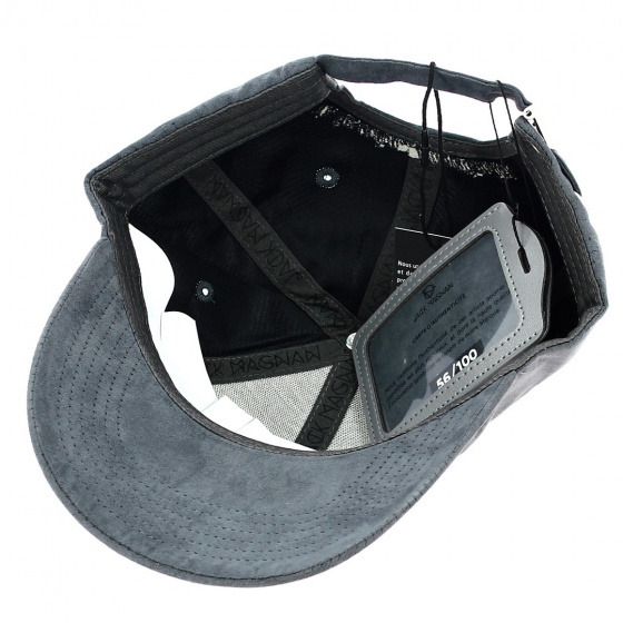 Gray Suede Baseball Cap - Jack Magnan