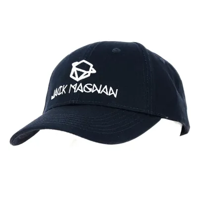 Casquette Baseball Black Cotton - Jack Magnan Reference : 12152 | Chapellerie Traclet