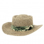 Gambler Mulligan Leaf Natural Straw Hat - Traclet