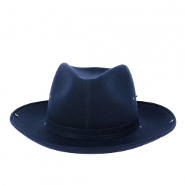 Navy Blue Pampa Camargue Hat - Crambes