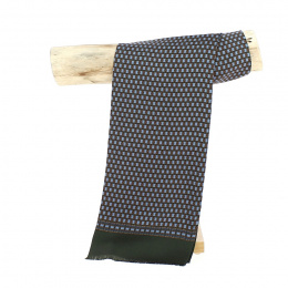 Louis Green & Blue Silk Scarf - Traclet