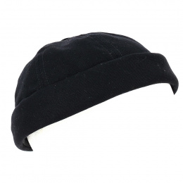 Docker Cooper Cotton Black Savage Beanie - MTM