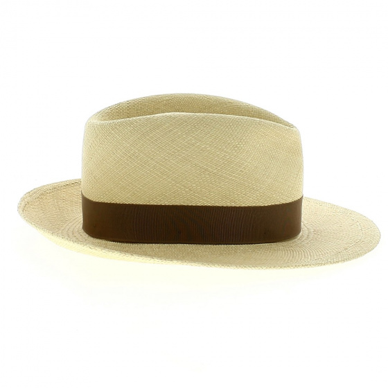 Colmar Beige Panama Fedora Hat - Mayser