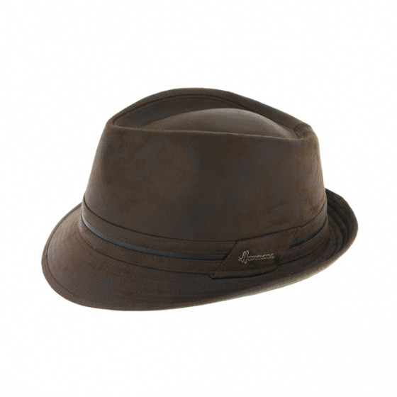 Brown Kairan Trilby Hat - Herman