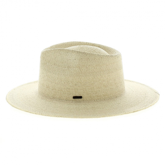 Natural Palm Marcos Fedora Hat - Brixton