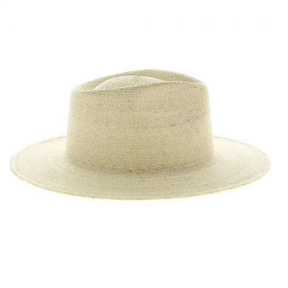 Natural Palm Marcos Fedora Hat - Brixton
