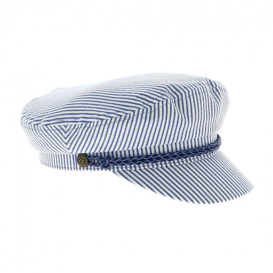 Ashland Sailor Cap Blue Stripes - Brixton