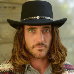 Gambler hat - Wool felt