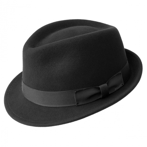 Black Wynn Trilby Hat - Bailey