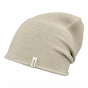 Long Caiman Beige Cotton Beanie - Barts