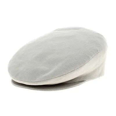 Casquette Plate Villemontais Coton Beige - Traclet
