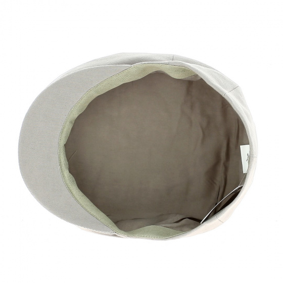 Villemontais Flat Cap Cotton Beige - Traclet
