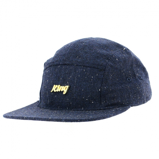 Golden Navy Snapback Cap - King Apparel