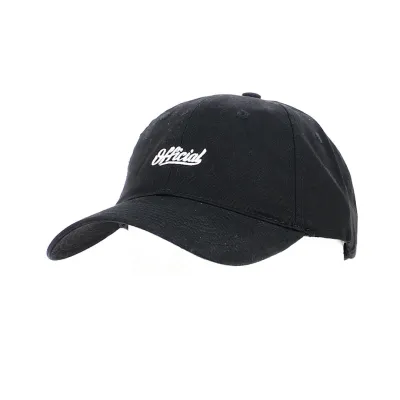 Black Canvas Baseball Cap - Official Reference: 12269 | Traclet Hat Shop