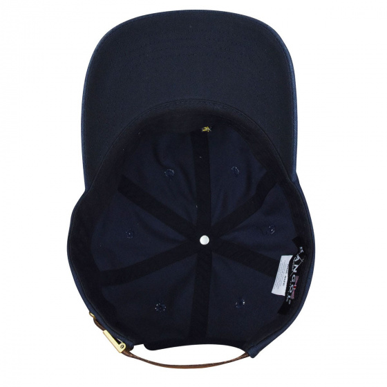 Navy Cotton Washed Baseball Cap - Kangol