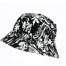 Black and White Island Bucket Hat - Traclet