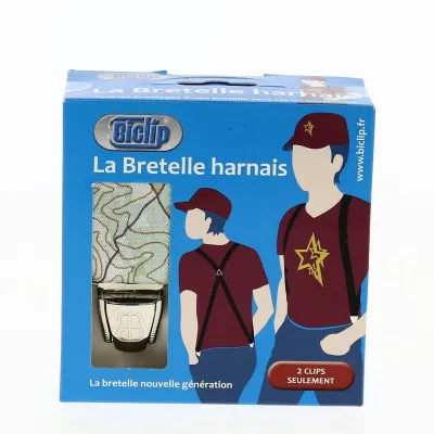 Biclip Harness Hiking & Compass Suspenders Reference: 12282 | Chapellerie Traclet