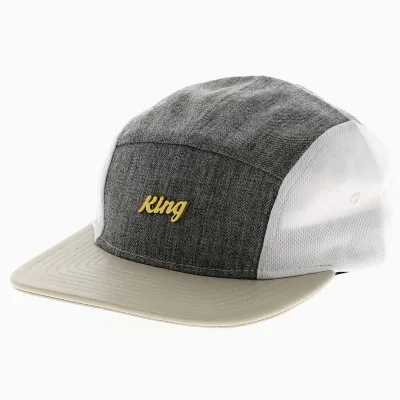 Casquette Snapback Golden Gris & Beige - King Apparel Reference : 12280 | Chapellerie Traclet