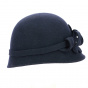 Cloche Hat Sophia Wool Felt - Traclet