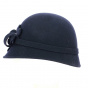 Cloche Hat Sophia Wool Felt - Traclet