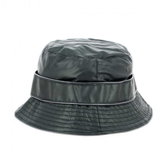 Waterproof Bucket Hat Rain Scarlett Black - Traclet