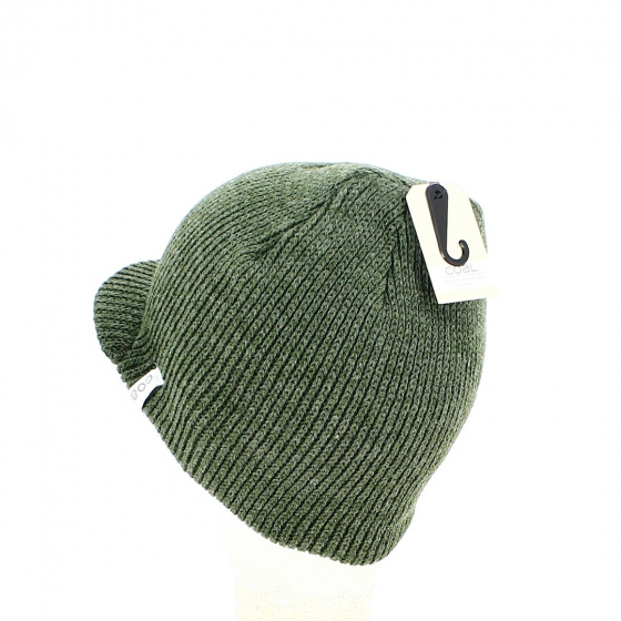 The Basic Charcoal Olive Beanie - Coal