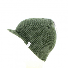 The Basic Charcoal Olive Beanie - Coal