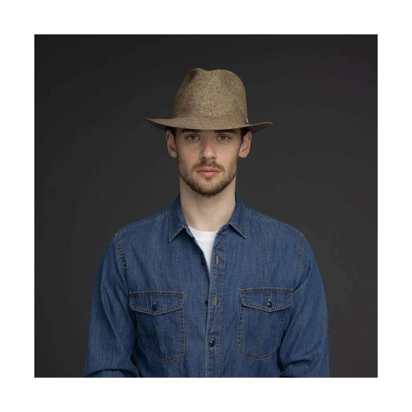 Chapeau Atmore Bailey Feutre Laine Boutique Traclet Beige Reference : 6346 | Chapellerie Traclet