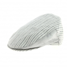 Ventilated flat cap 100% cotton