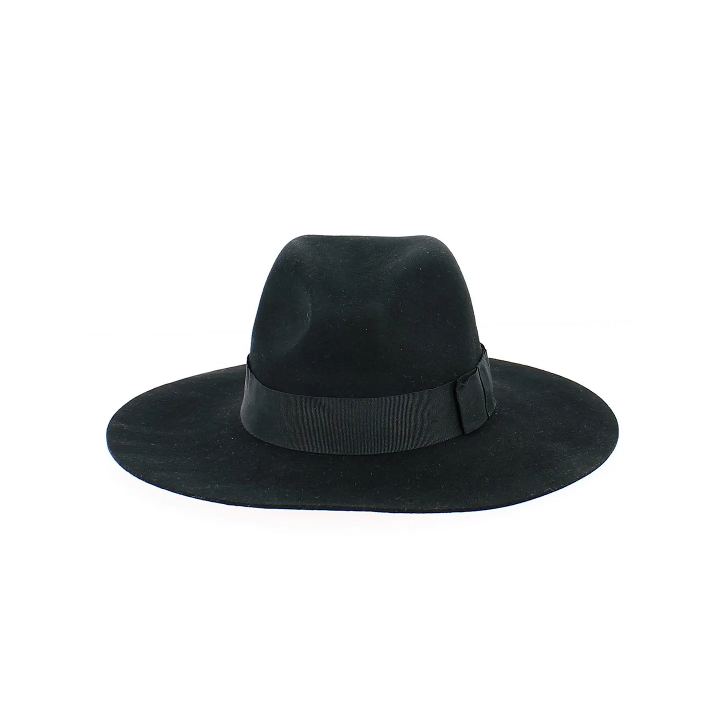 Piper Black Wool Felt Wide Brim Hat - Brixton Reference: 2635 | Traclet Hatmakers