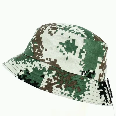 Bob Camouflage Géométrique Vert Army - Traclet Reference : 12080 | Chapellerie Traclet