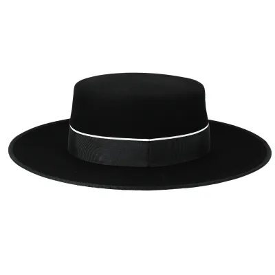 Andalusian Cordobes Hat Black Felt Reference: 12355 | Traclet Hat Shop
