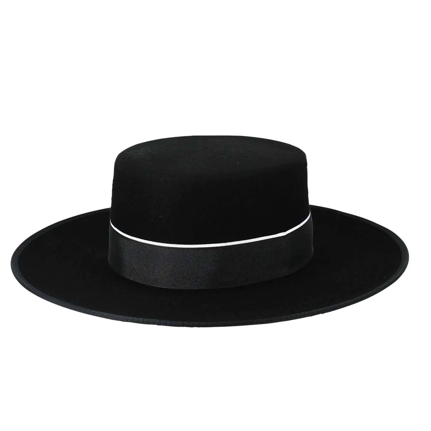 Chapeau Cordobes Andalou Feutre Noir Reference : 12355 | Chapellerie Traclet